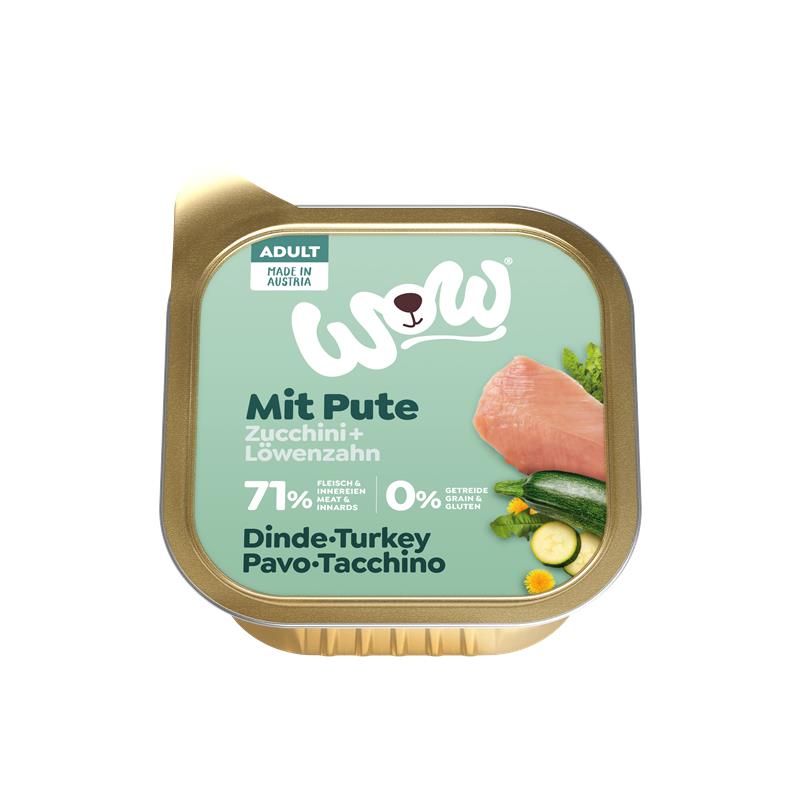 Wow Dog Schale Adult Pute 150g