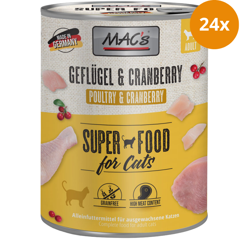 MAC's Cat Geflügel & Cranberry 800 g