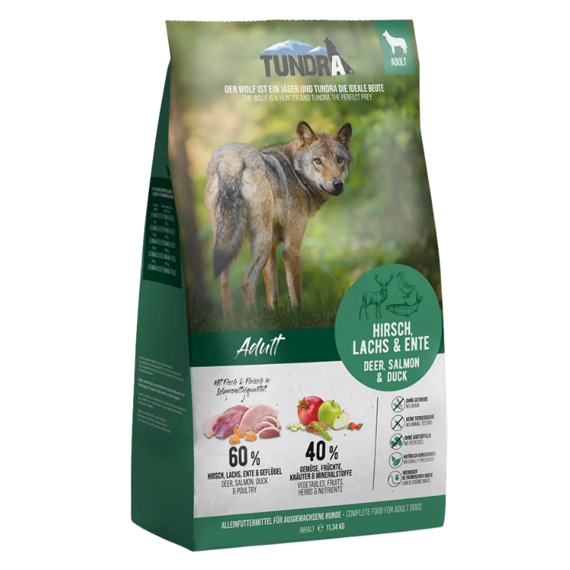 Tundra Hirsch, Ente, Lachs