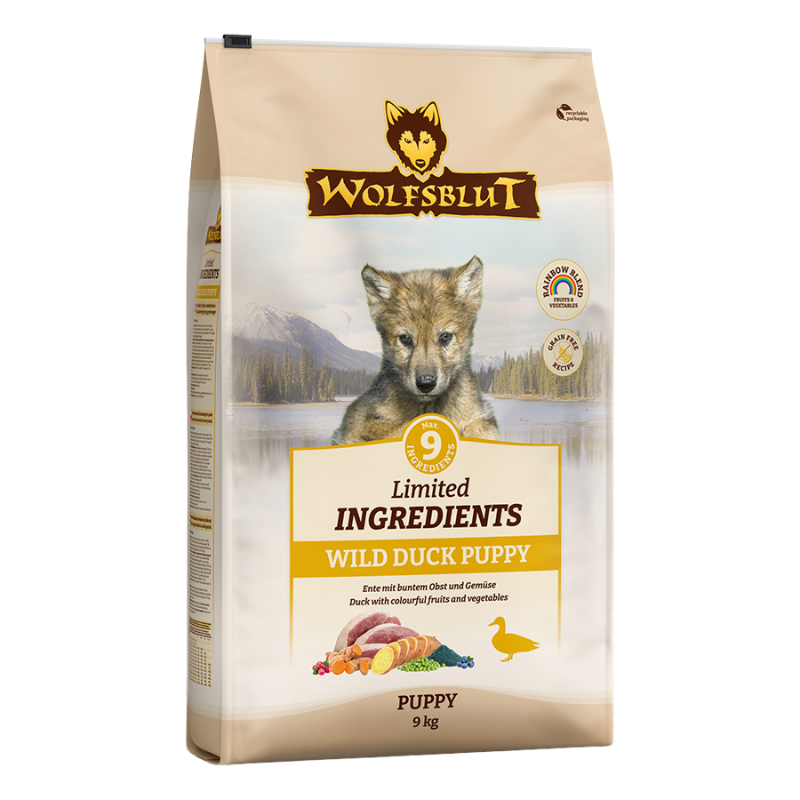 Wolfsblut LI Wild Duck Puppy 9 kg