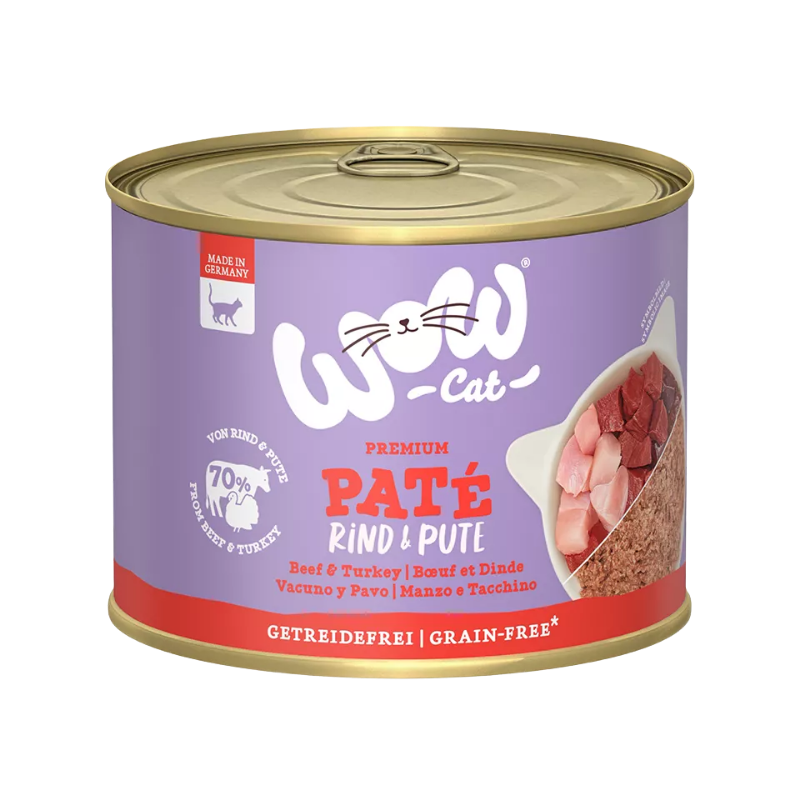Wow Cat Dose Adult Rind & Pute 200g