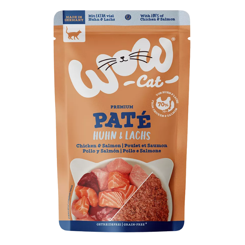 Wow Cat PB Adult Huhn & Lachs 125g