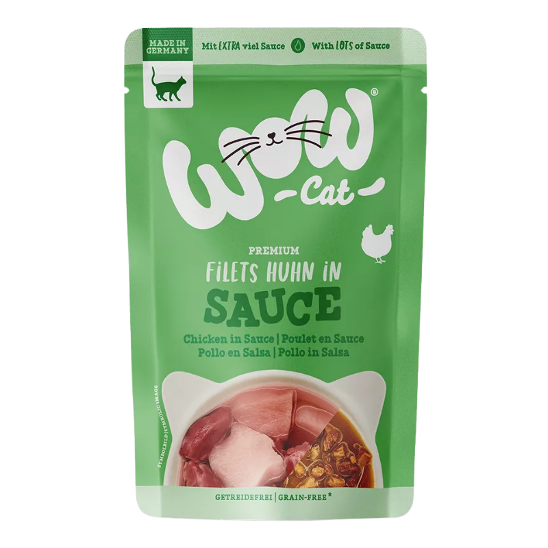 Wow Cat PB Adult Huhn in Sauce 85g