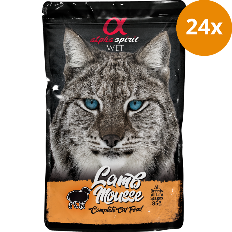 alpha spirit Pouch Mousse Lamm 85 g