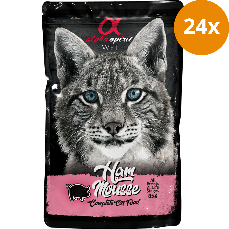 alpha spirit Pouch Mousse Schinken 85 g
