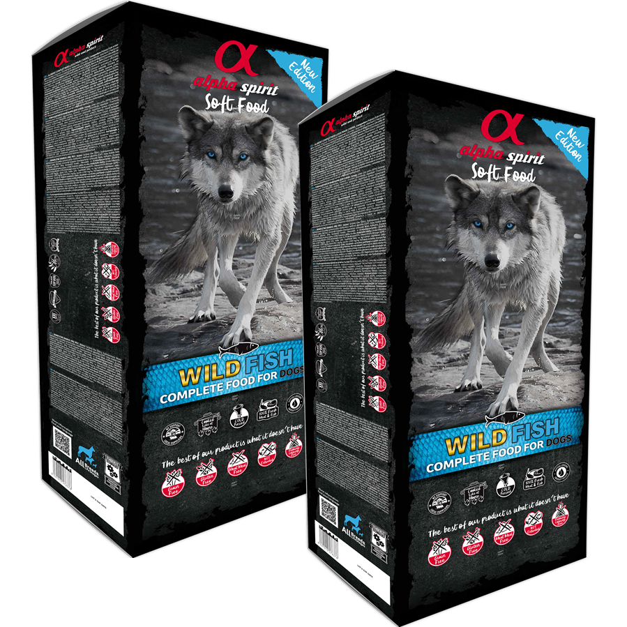 alpha spirit Semi-Moist Complete Wild Fish