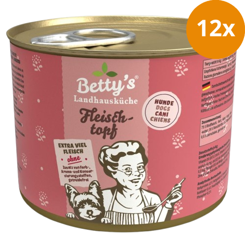 Bettys Landhausküche Hund Dose Fleischtopf 200 g