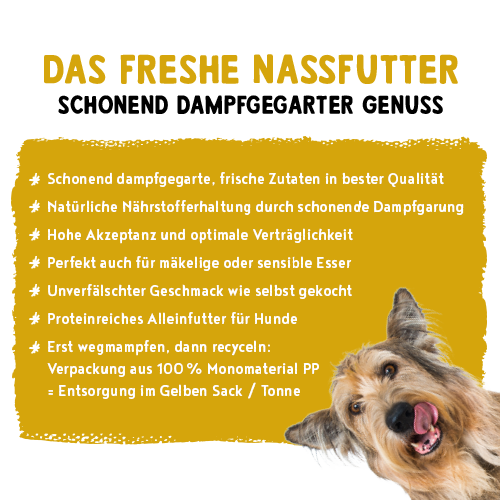 bosch Freshe Schnauze Nassfutter - Huhn mit Kürbis & Brokkoli 250g