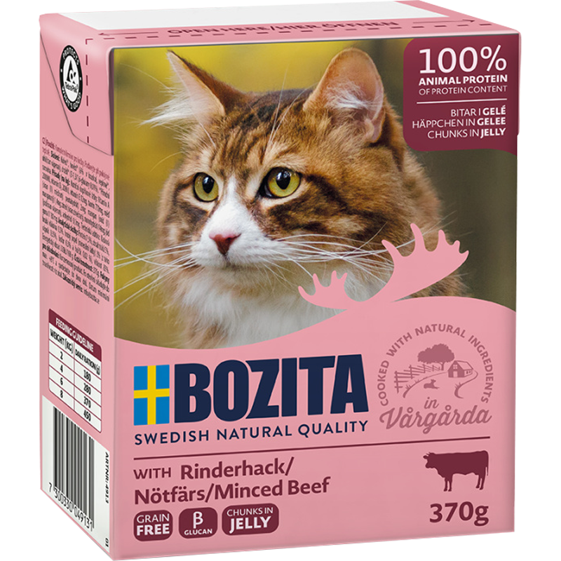 Bozita Megapack Vielfalt Fisch und Fleisch in Gelee und Sauce Mix 48er