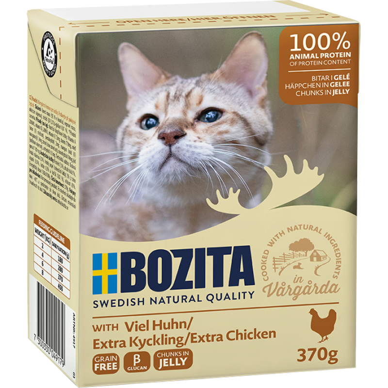 Bozita Megapack Vielfalt Fisch und Fleisch in Gelee und Sauce Mix 48er