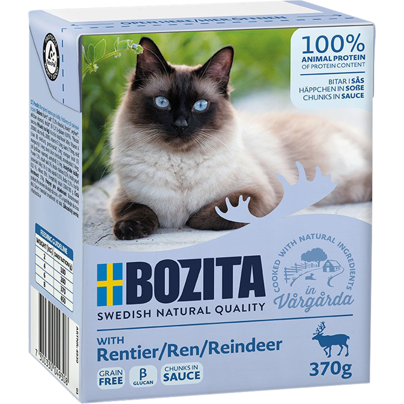 Bozita Megapack Vielfalt Fisch und Fleisch in Gelee und Sauce Mix 48er