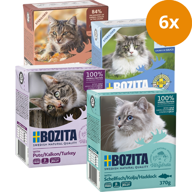 Bozita Megapack Gelee Mix 24er Fisch und Fleisch