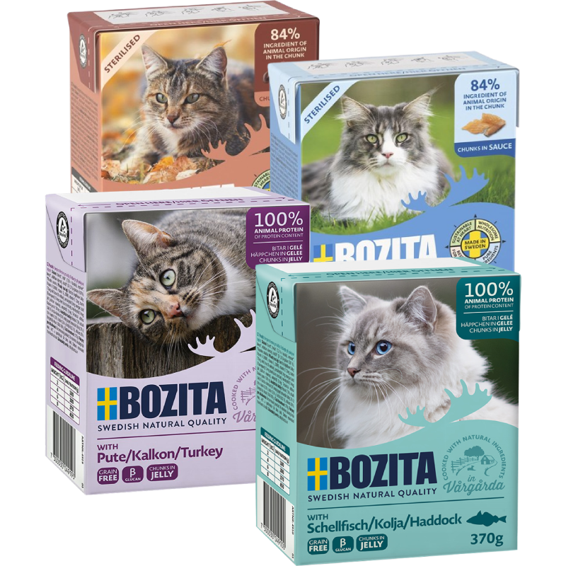 Bozita Megapack Gelee Mix 24er Fisch und Fleisch