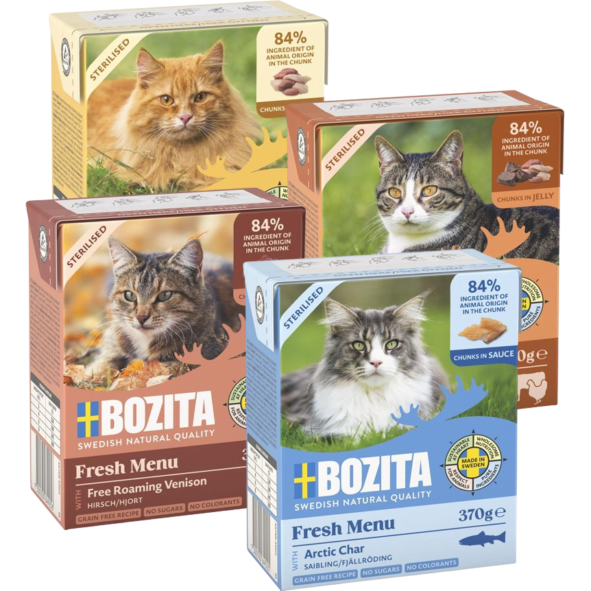 Bozita Megapack Sterilised 24er in Gelee und Sauce