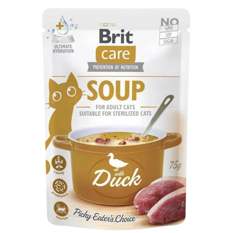 Brit Care Cat Soup with Duck 75 g