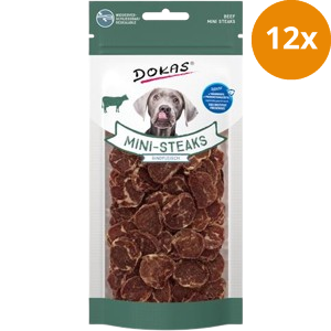 DOKAS Dog Mini Steaks Rindfleisch | Hundesnacks