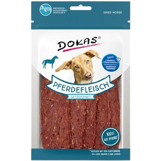 DOKAS Dog Pferdefleisch getrocknet 60 g  | Hundesnack