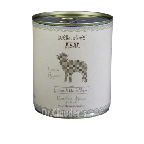 Dr. Clauders BARF Dog Komplettmenü Lammragout