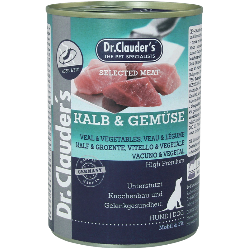 Dr.Clauder's Selected Meat Kalb & Gemüse 400 g