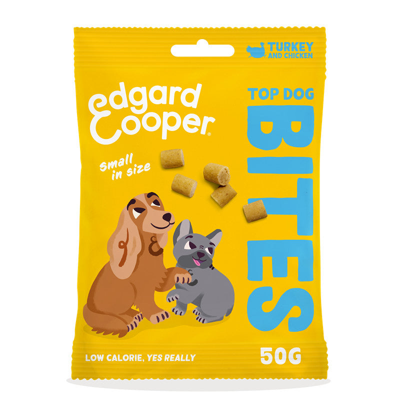 Edgard & Cooper Bites Truthahn und Huhn small 50 g