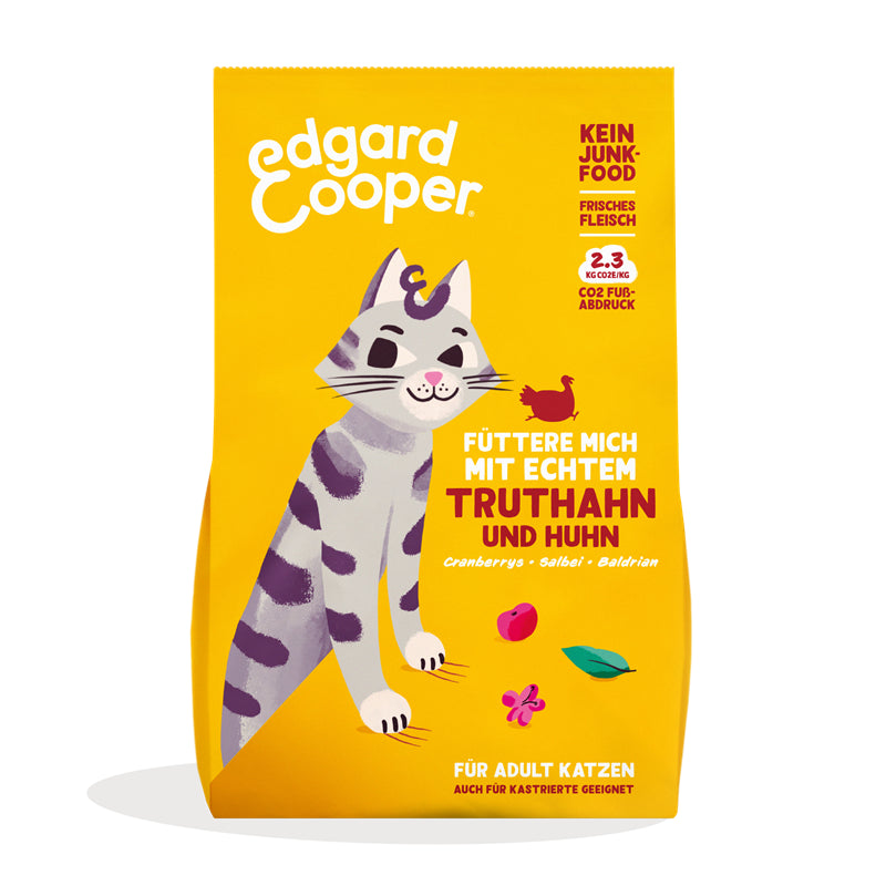 Edgard & Cooper Trockenfutter Adult  frischer Freilandtruthahn und frisches Freilandhuhn 2kg