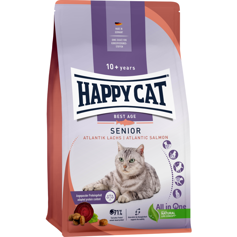 Happy Cat Senior Atlantik Lachs