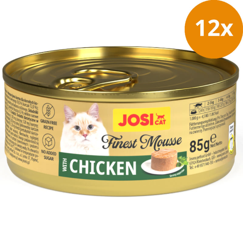 Josera JosiCat Finest Mousse with Chicken 85 g