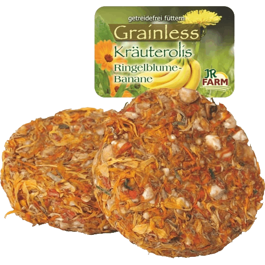 JR FARM Grainless Kräuterolis Ringelblume-Banane 80 g
