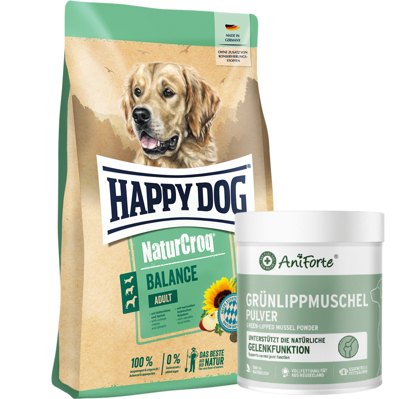 Kombipaket Happy Dog NaturCroq Balance "Beweglichkeit"