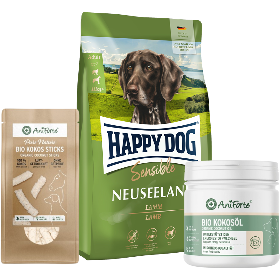 Kombipaket Happy Dog Sensible Neuseeland "Vitalität"