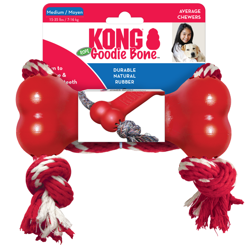 KONG Goodie Bone mit Seil