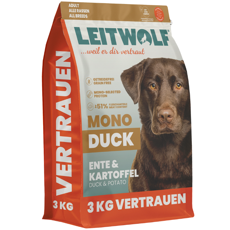 Leitwolf Mono Adult Ente & Kartoffel