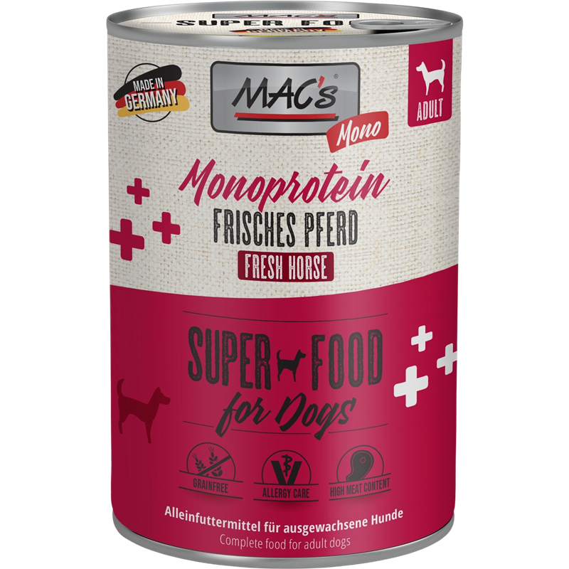 MAC's Dog Monoprotein Frisches Pferd  400 g