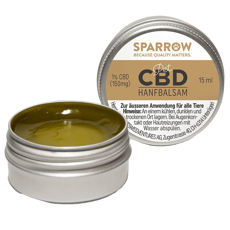 Sparrow Hanfbalsam mit 1% CBD